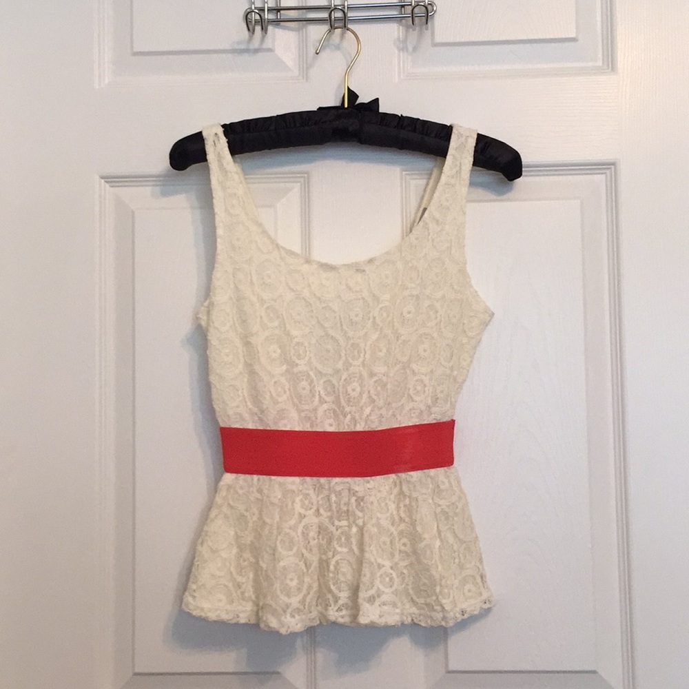 Low Back Peplum Top